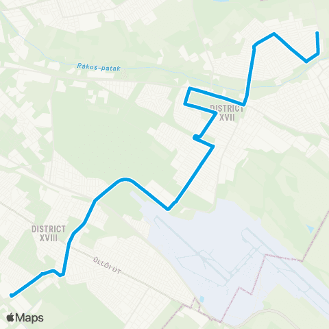 BKK Dél-Pesti Autóbuszgarázs / Rákoscsaba-Újtelep, Tóalmás Utca map