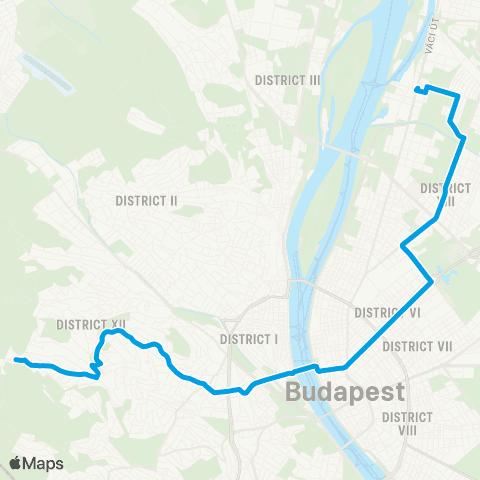 BKK Svábhegy / Gyöngyösi Utca M map