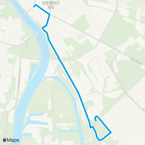 BKK Gubacsi Út / Határ Út / Kálvin Tér M map