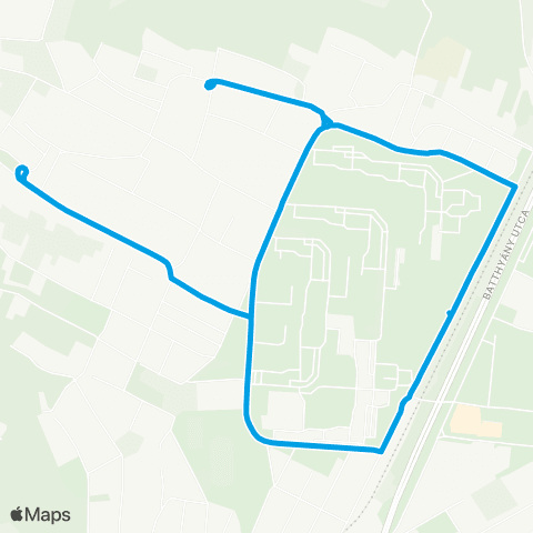 BKK Békásmegyer H / Doboz Utca map