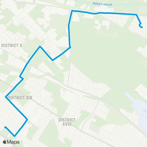 BKK Kispest, Vas Gereben Utca / Akadémiaújtelep, 525. Tér map