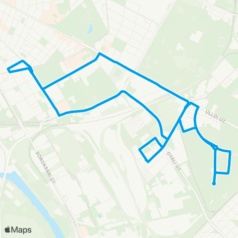 BKK Aszódi Utca / Nagyvárad Tér M map