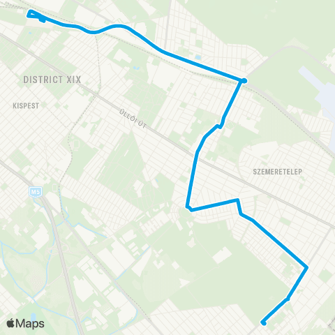 BKK Kőbánya-Kispest M / Alacskai Úti Lakótelep map