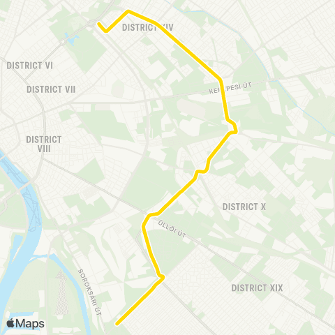 BKK Mexikói Út M / Gubacsi Út / Határ Út map