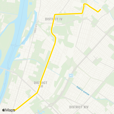 BKK Lehel Tér M / Rákospalota, Kossuth Utca map