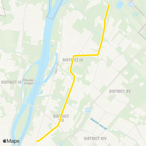 BKK Lehel Tér M / Káposztásmegyer, Megyeri Út map