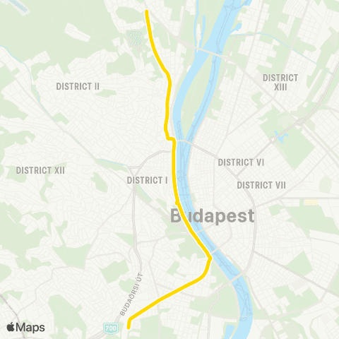 BKK Bécsi Út / Vörösvári Út / Kelenföld Vasútállomás M map