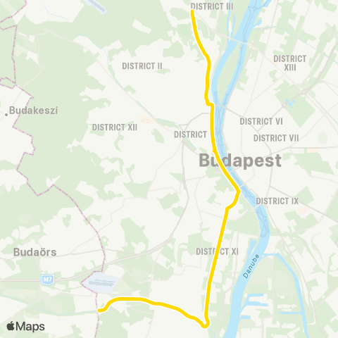 BKK Bécsi Út / Vörösvári Út / Kamaraerdei Ifjúsági Park map