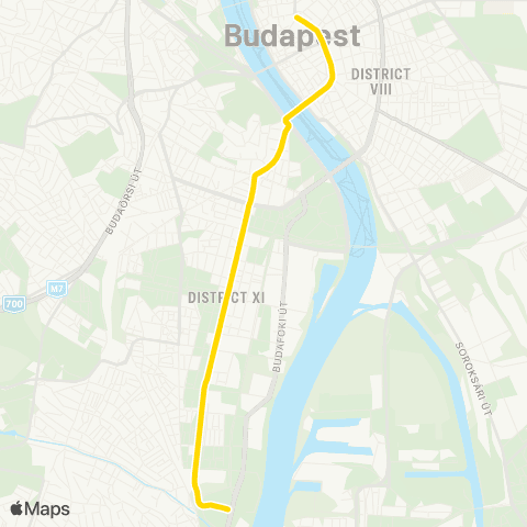 BKK Deák Ferenc Tér M / Savoya Park map