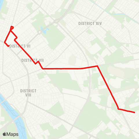 BKK Kápolna Tér / Nyugati Pályaudvar M map