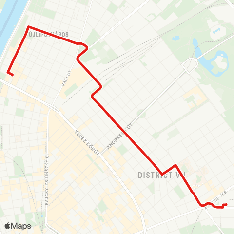 BKK Jászai Mari Tér / Keleti Pályaudvar M map
