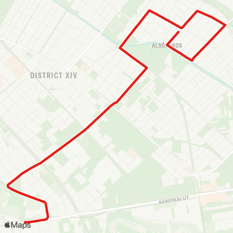 BKK Puskás Ferenc Stadion M / Rákosmezei Tér map