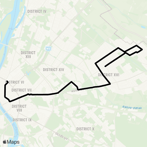 BKK Nyugati Pályaudvar M / József Utca map