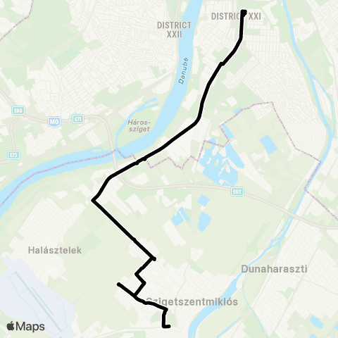 BKK Csepel, Szent Imre Tér / Kölcsey Ferenc Utca map