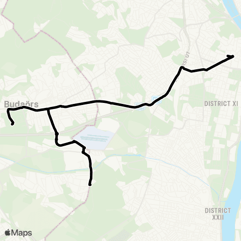 BKK Móricz Zsigmond Körtér M / Budaörsi Lakótelep map