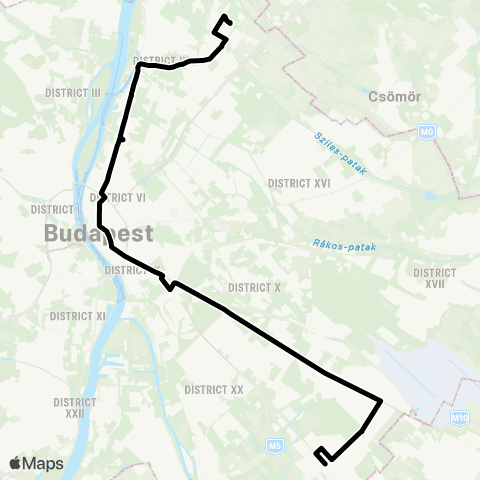 BKK Rákospalota, Kossuth Utca / Pestszentimre Vasútállomás map