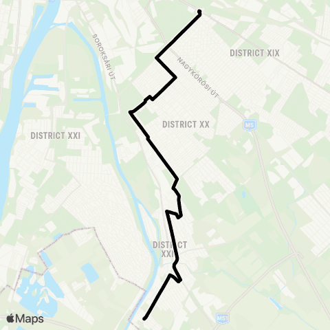 BKK Határ Út M / Millenniumtelep H map