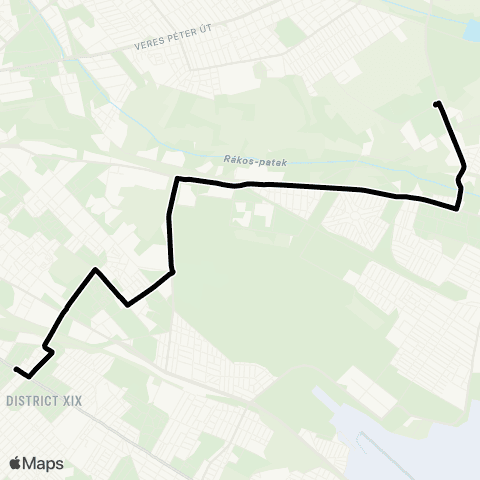 BKK Kispest, Kossuth Tér / Cinkotai Autóbuszgarázs map