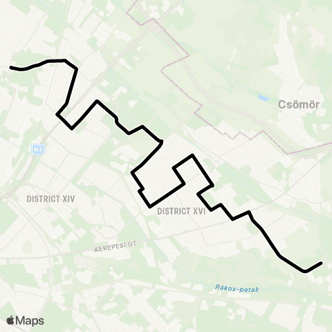 BKK Újpest-Központ M / Cinkotai Autóbuszgarázs map
