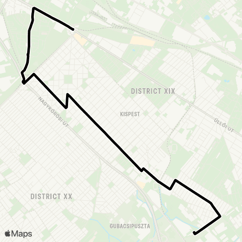 BKK Határ Út M / Dél-Pesti Autóbuszgarázs map