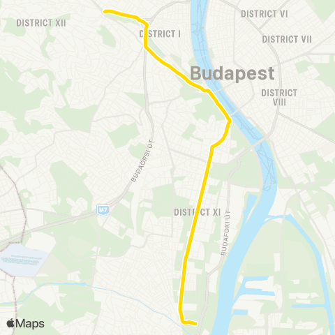 BKK Savoya Park / Szent János Kórház map