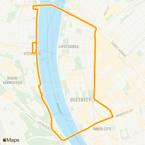 BKK Batthyány Tér M+H / Batthyány Tér M+H map