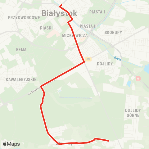 Białostocka Komunikacja Miejska  map