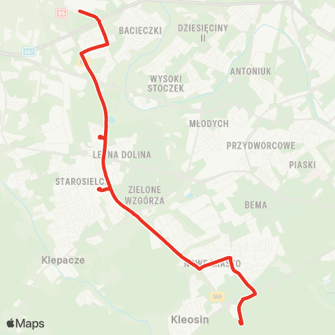 Białostocka Komunikacja Miejska  map