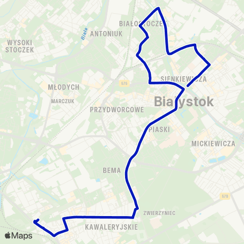 Białostocka Komunikacja Miejska  map