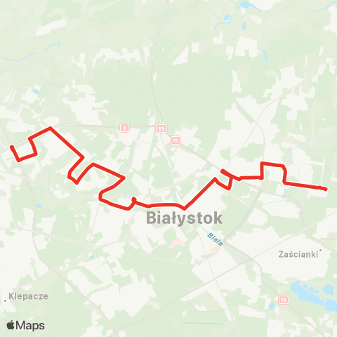 Białostocka Komunikacja Miejska  map