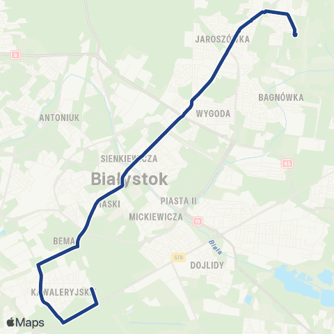 Białostocka Komunikacja Miejska  map