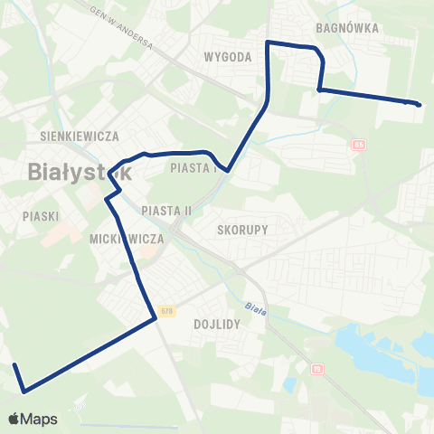 Białostocka Komunikacja Miejska  map