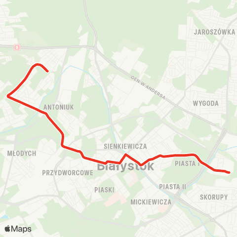 Białostocka Komunikacja Miejska  map