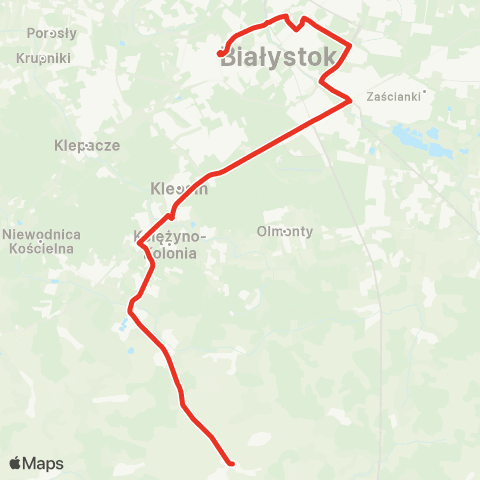 Białostocka Komunikacja Miejska  map