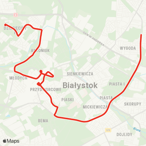 Białostocka Komunikacja Miejska  map
