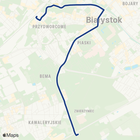 Białostocka Komunikacja Miejska  map