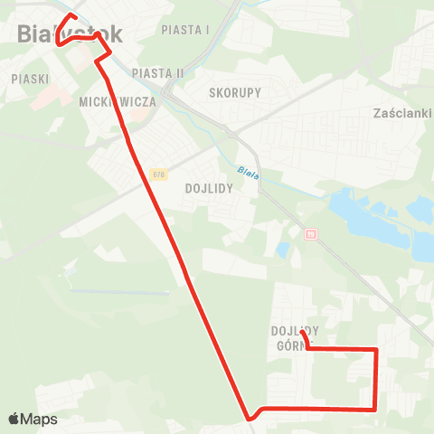 Białostocka Komunikacja Miejska  map