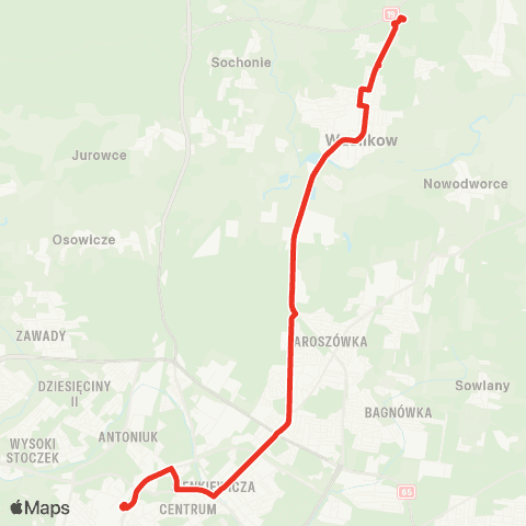 Białostocka Komunikacja Miejska  map