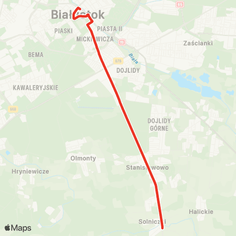 Białostocka Komunikacja Miejska  map