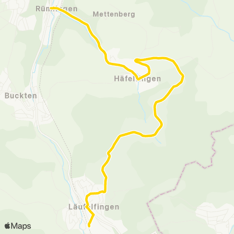 BLT - Baselland Transport Rümlingen, Dorf - Buckten, Bahnhof map