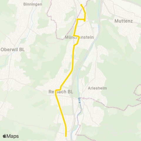 BLT - Baselland Transport Basel, Dreispitz - Basel, Bahnhof SBB map