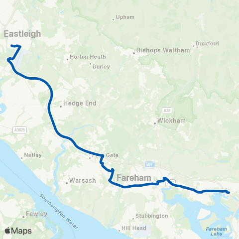 Bluestar School Routes Tesco / sch stop - Barton Peveril Coll map
