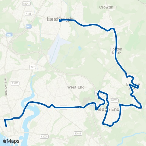 Bluestar Bargate WestQuay - Bus Station map