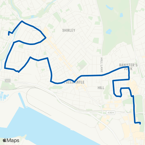 Bluestar Vincent's Walk - Tesco map