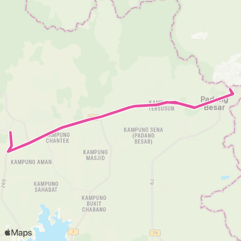 BAS.MY Kangar Term Padang Besar-Kaki Bukit-Term Padang Besar map