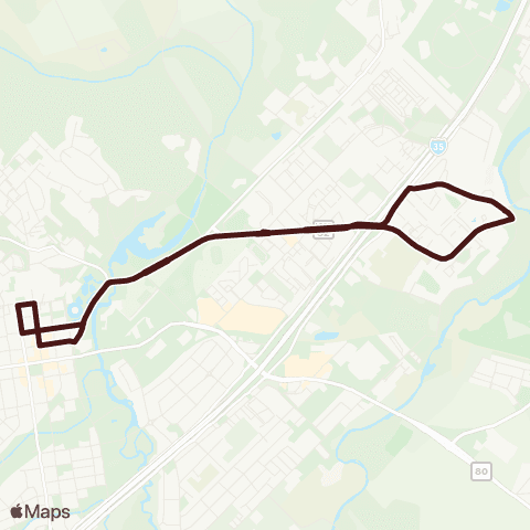 Bobcat Shuttle Aquarena Springs map
