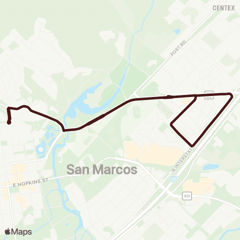 Bobcat Shuttle Thorpe Express map