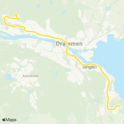 Brakar Kniveåsen - Bera map