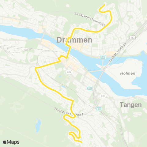 Brakar Strøtvet - Austad Skog map