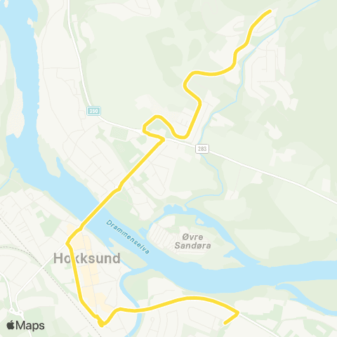 Brakar Hokksund - Harakollen map